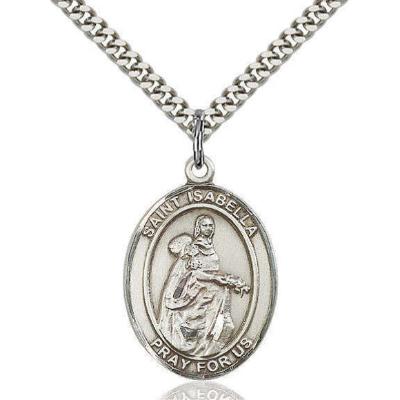 Other - Saint Isabella of Portugal Sterling Silver Medal